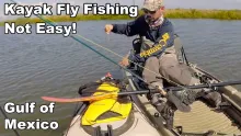 Video thumb for Kayak fishing the gulf and still no fish!  