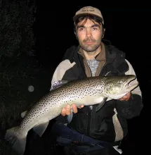 User submitted picture: 8 pound seatrout fished a...